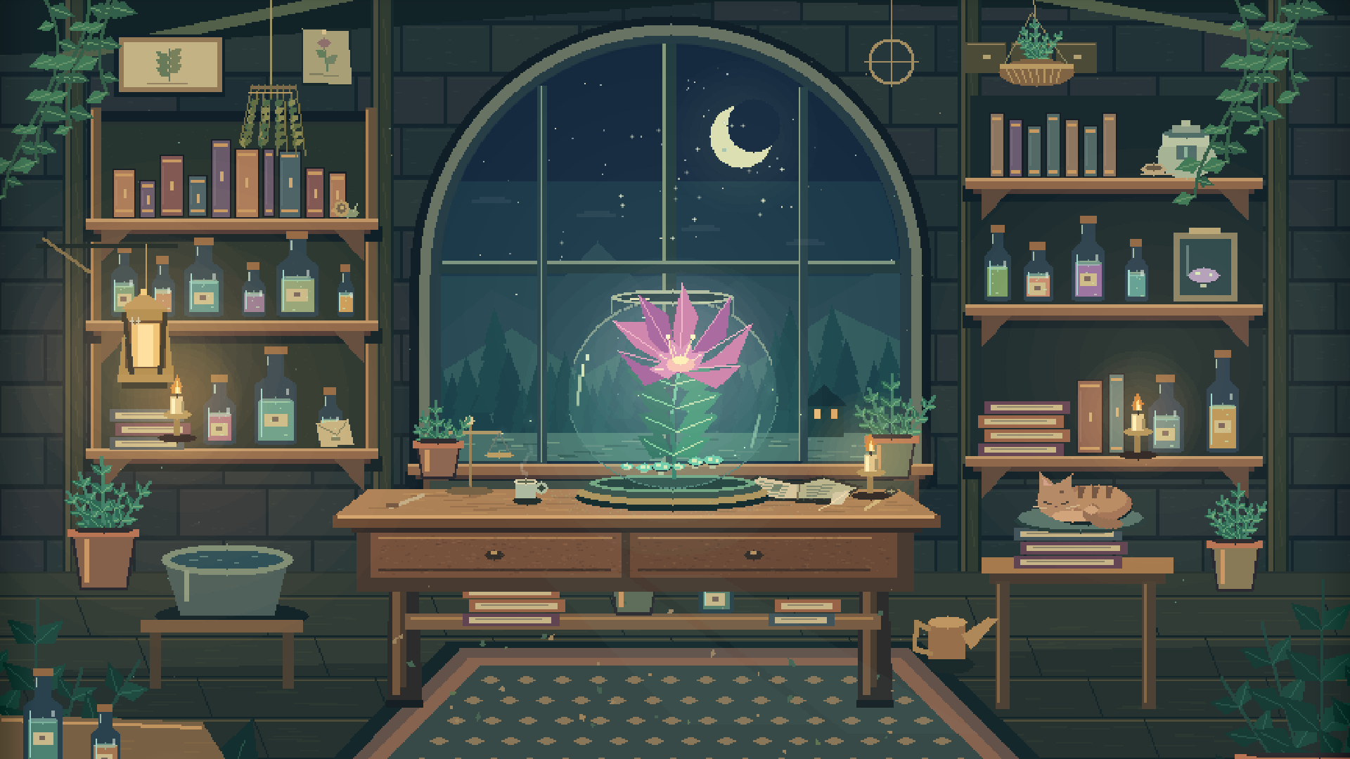 GPT-6 Astraが描いたThe Nocturnal Conservatory。